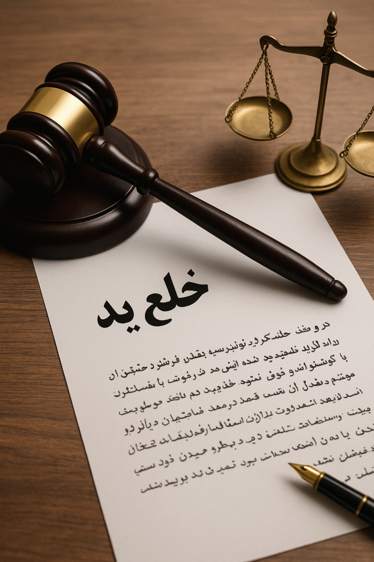 دعوای خلع ید در حقوق ایران