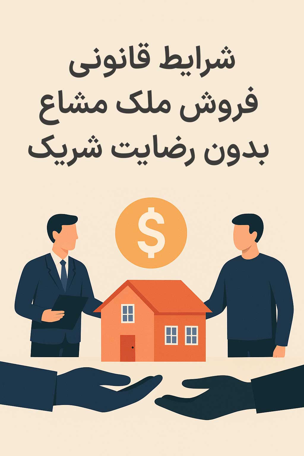 شرایط قانونی فروش ملک مشاع بدون رضایت شریک