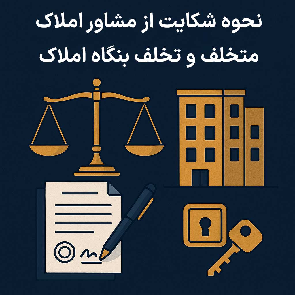 نحوه شکایت از مشاور املاک متخلف